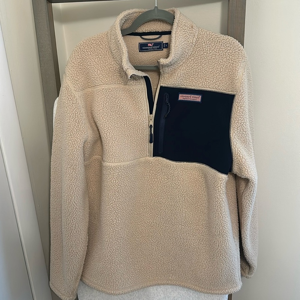 Vineyard Vines Men’s Sherpa 1/4 zip